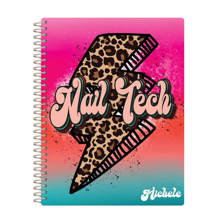 Keepall Appointment Book -  Leopard Thunderbolt | Nail Tech