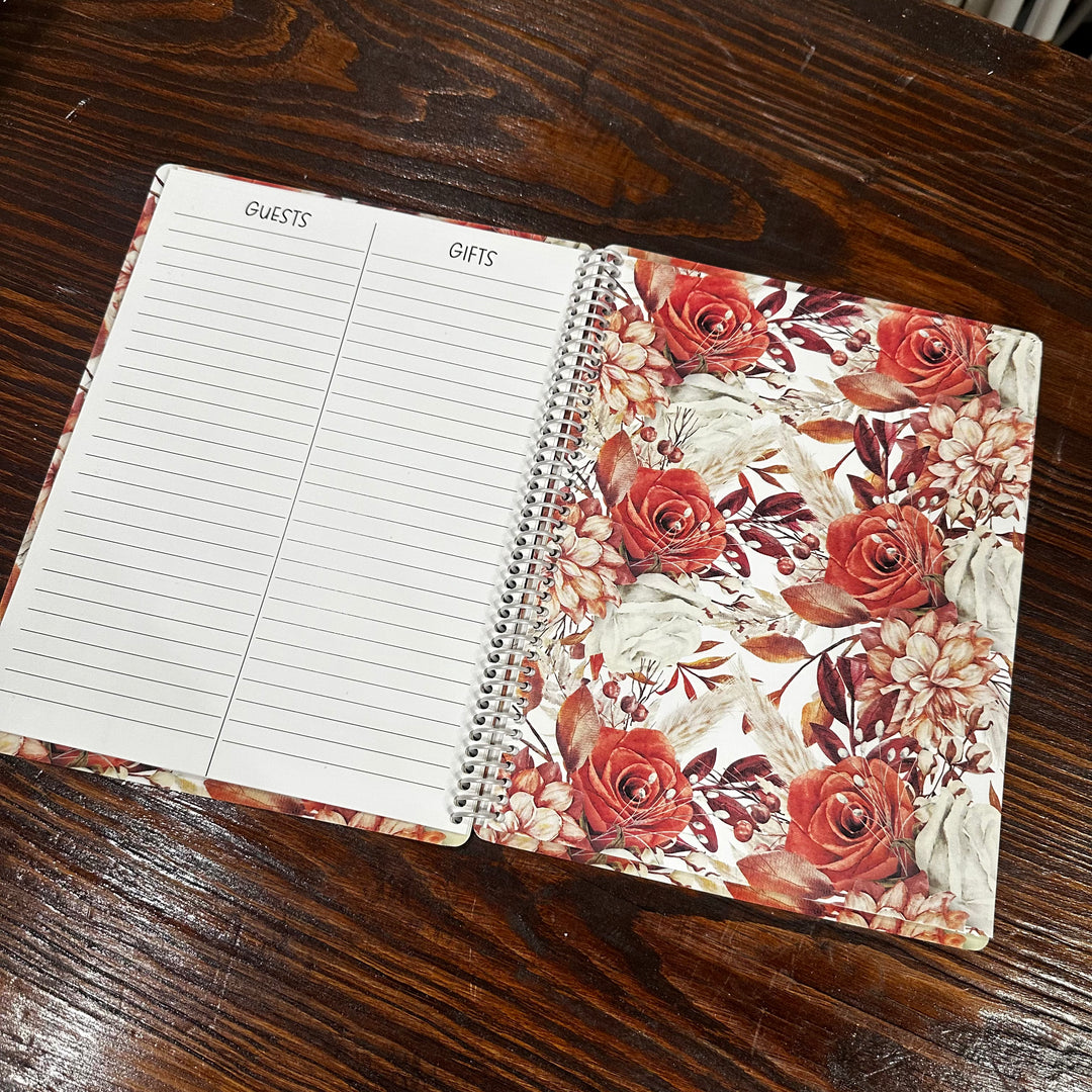 Wedding & Bridal Shower Guest Book