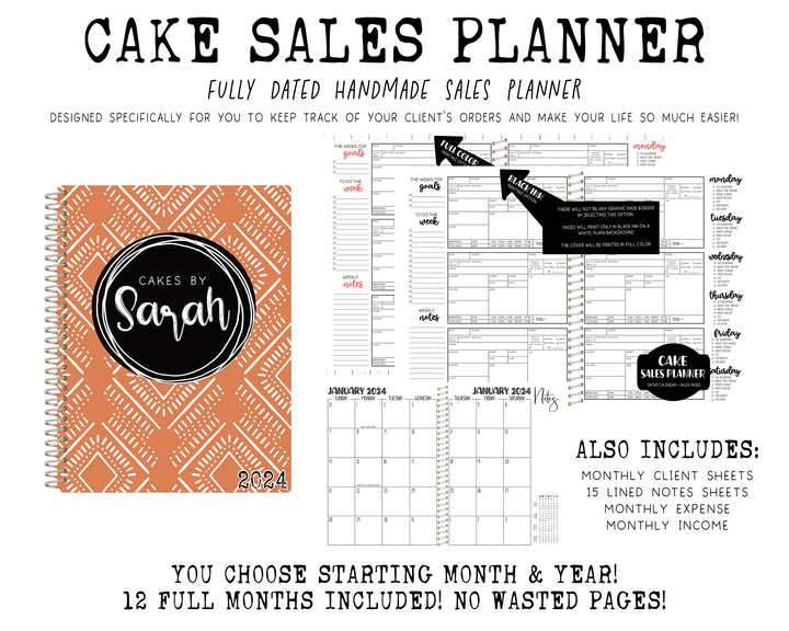 Cake Co. Sales Planner - JD BOHO 3