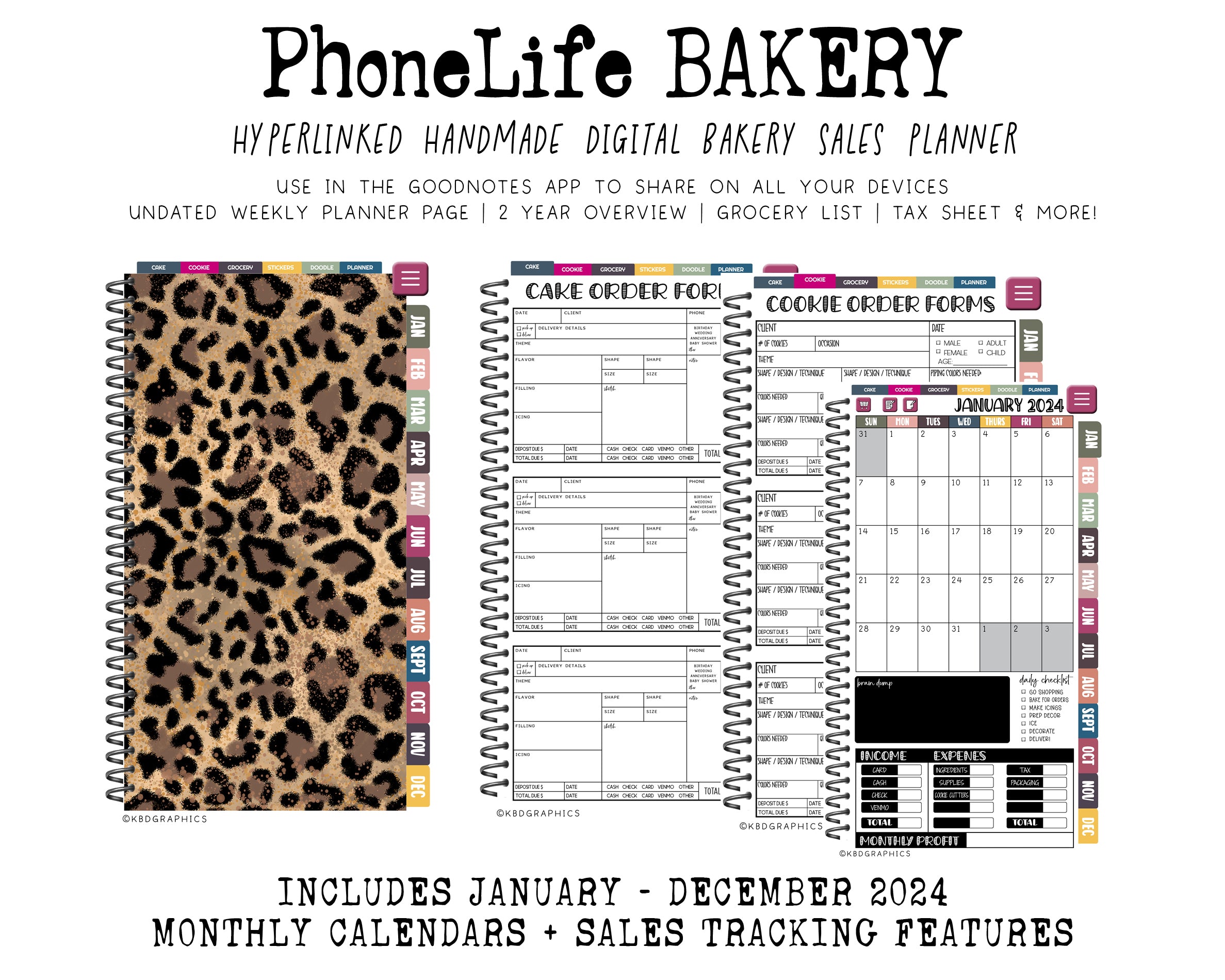 2024 PhoneLife Bakery - DARK LEOPARD