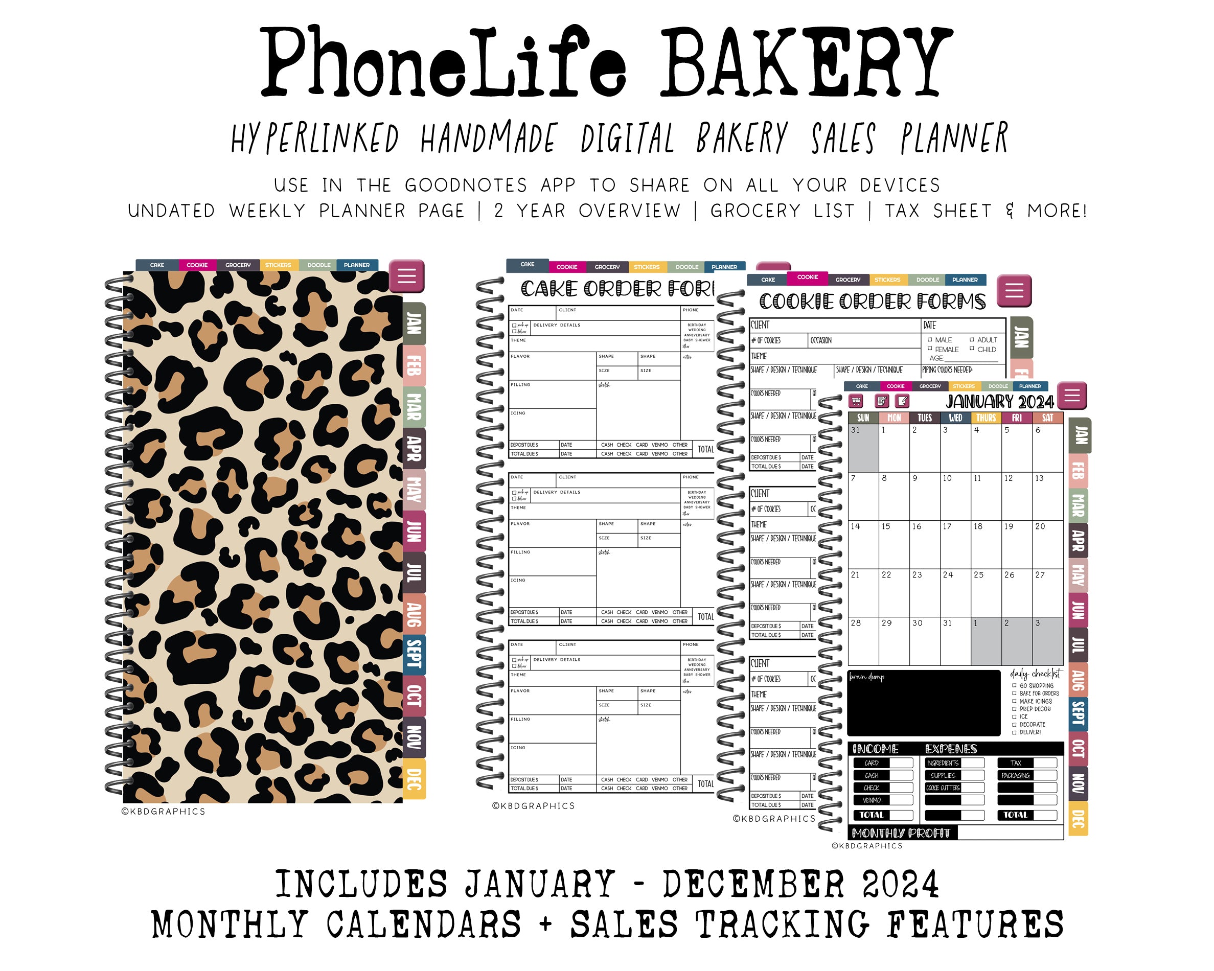 2024 PhoneLife Bakery - LIGHT LEOPARD