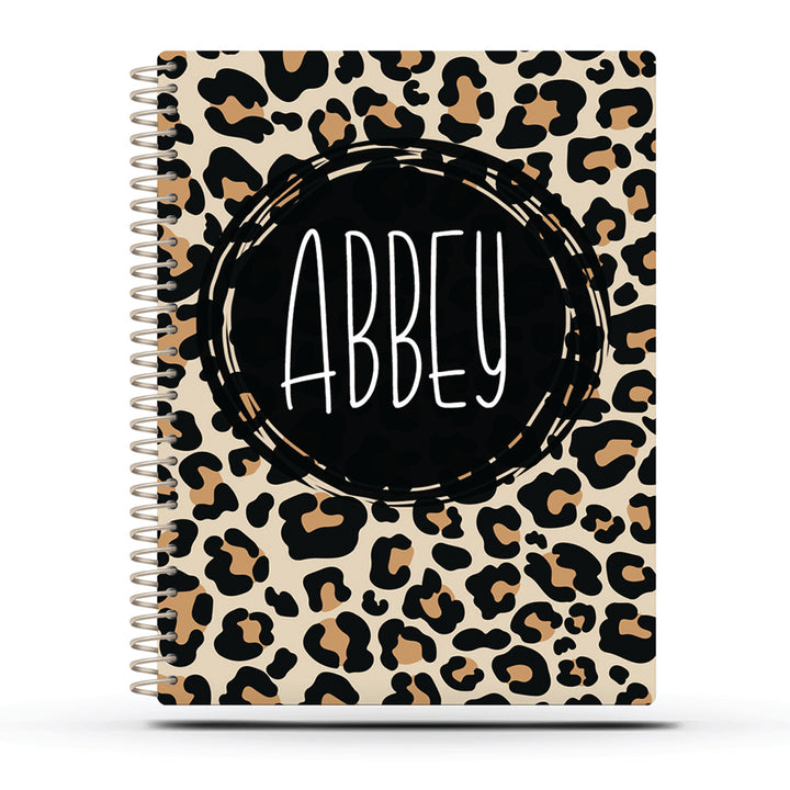 College Ruled Journal - LIGHT LEOPARD