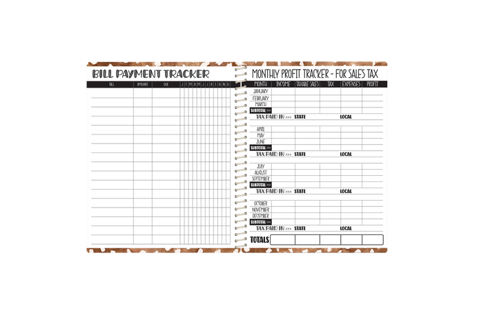 Photography Appointment Book - EMERALD GOLD GLAM