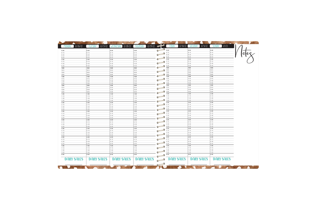 Photography Appointment Book - EMERALD GOLD GLAM