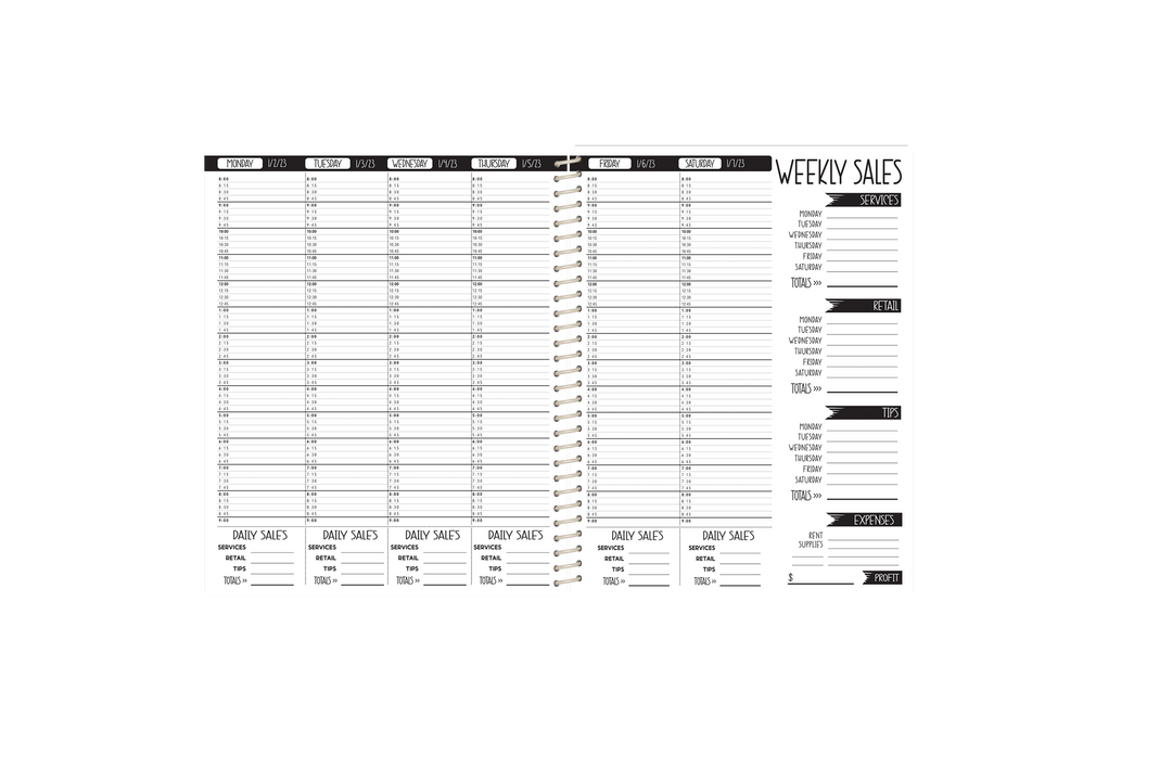 CUSTOM SALES TRACKER - Choose your own background