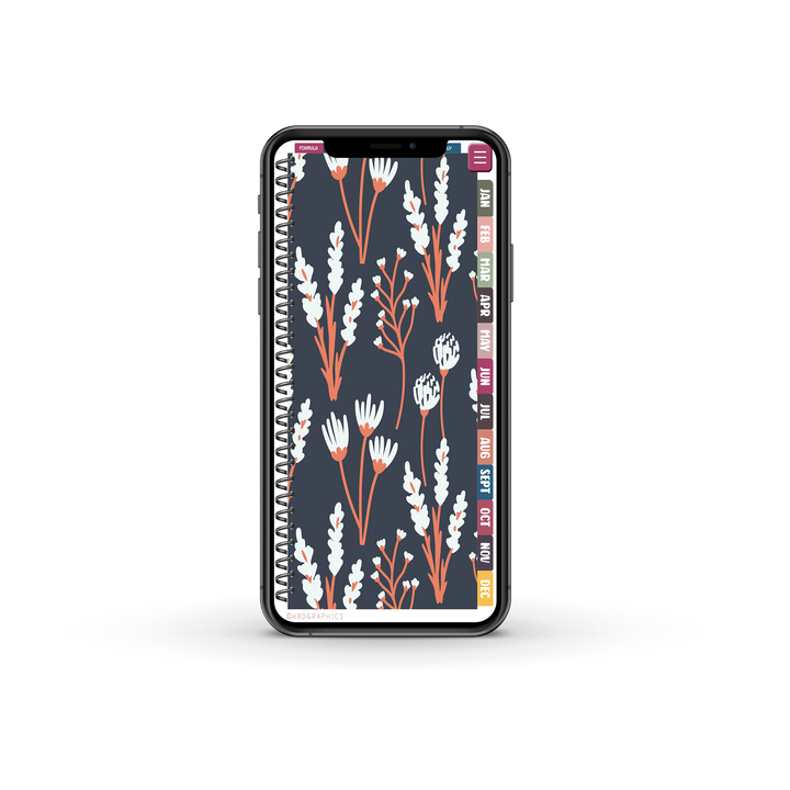 2024 PhoneLife Simple Keepall Digital Planner | MIDNIGHT 9
