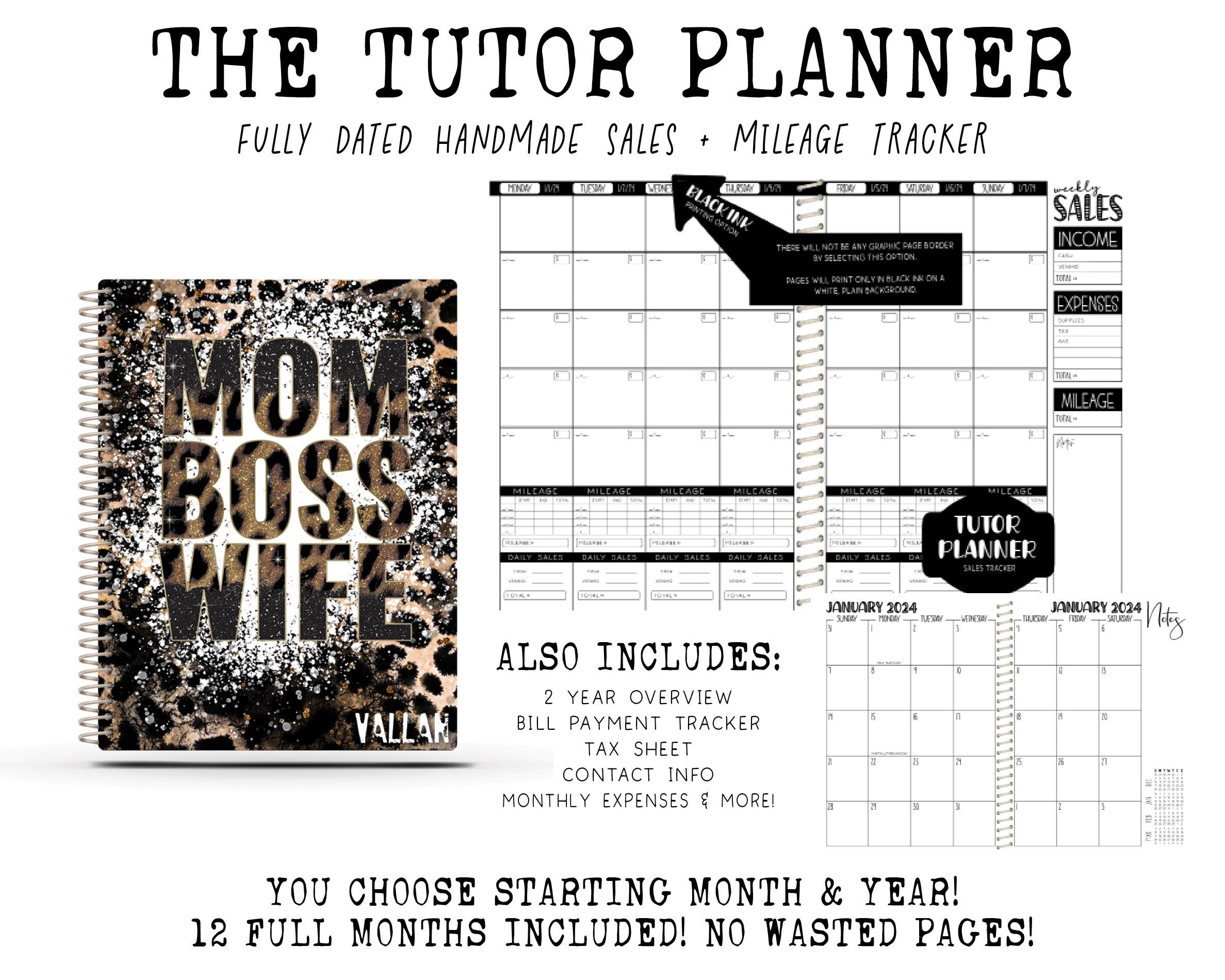 The Tutor Planner - MOM BOSS WIFE