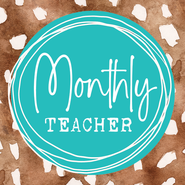 Monthly Teacher Planner - No Tabs
