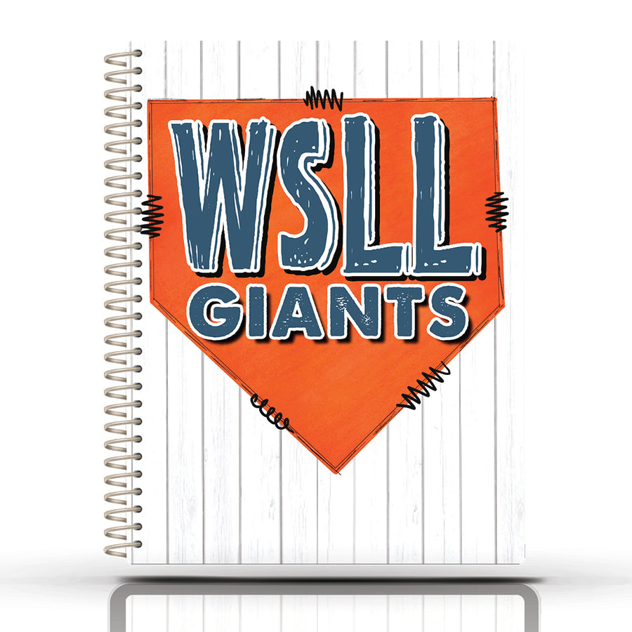 Baseball Scorebook  - ORANGE DIAMOND