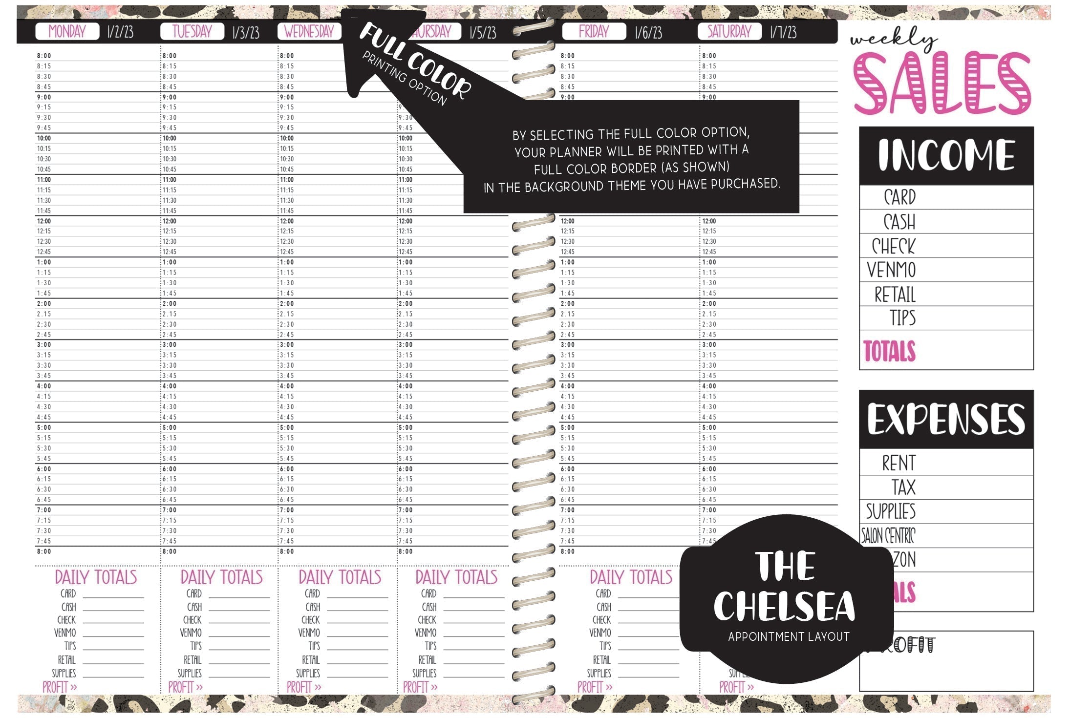 The Chelsea Appointment Book - BUFFALO PLAID