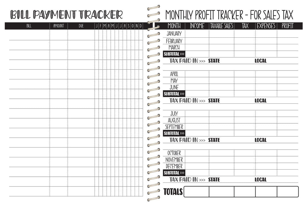 The Chelsea Appointment Book - BLACK COWHIDE SUNFLOWER