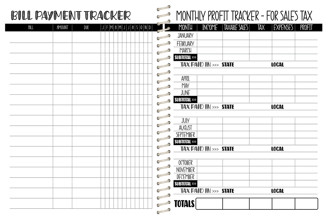 Cookie Sales Planner - CUSTOM - Choose a KBD Background