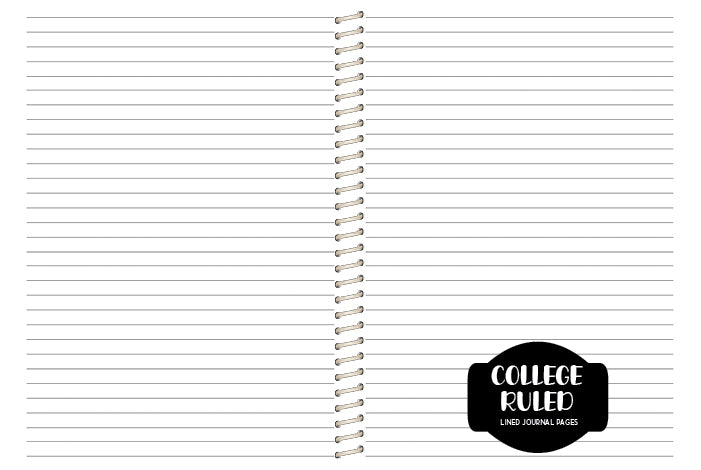 College Ruled Journal - CIDER SAGE 1