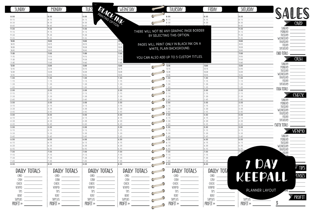 CUSTOM KEEPALL LAYOUT - Choose a KBD Background