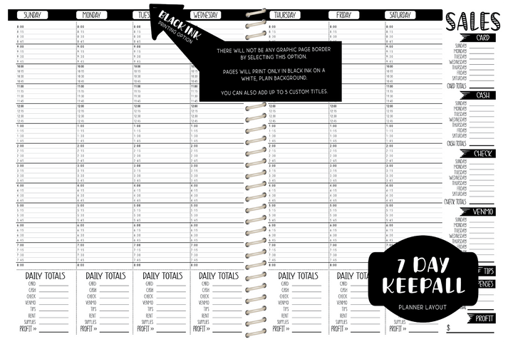 CUSTOM KEEPALL LAYOUT - Choose a KBD Background
