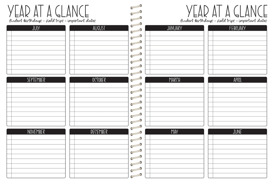 Elementary Counselor Hourly Planner -  TYE DYE SUNFLOWER