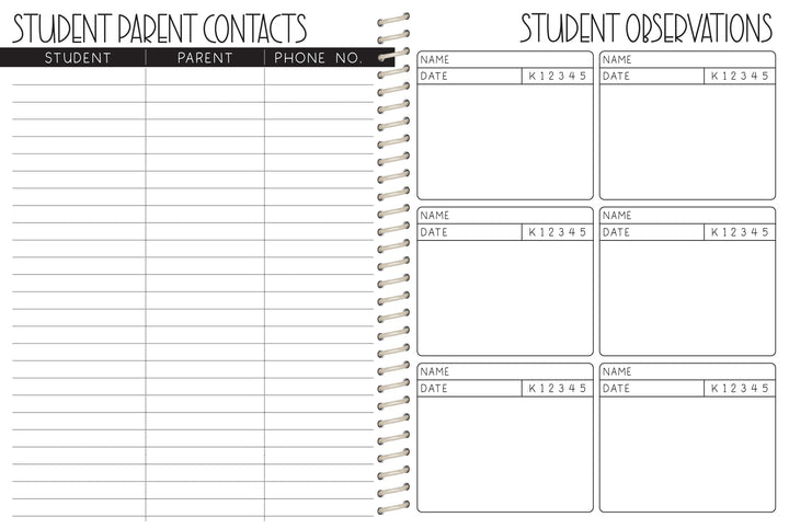 Elementary Counselor Hourly Planner -  TYE DYE SUNFLOWER