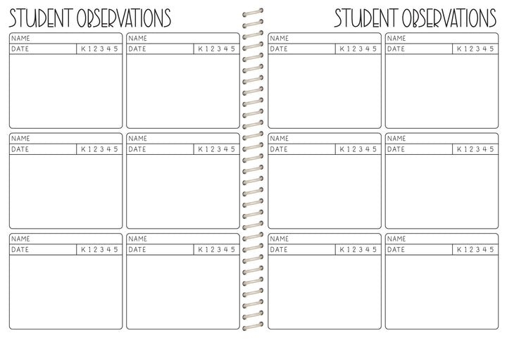 Elementary Counselor Hourly Planner -  TYE DYE SUNFLOWER