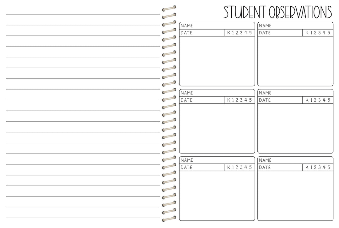 Elementary Counselor Hourly Planner -  TYE DYE SUNFLOWER