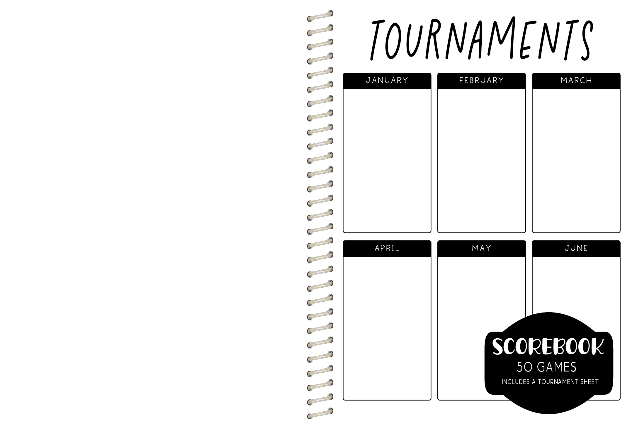 Baseball Scorebook  -  CUSTOM DESIGN