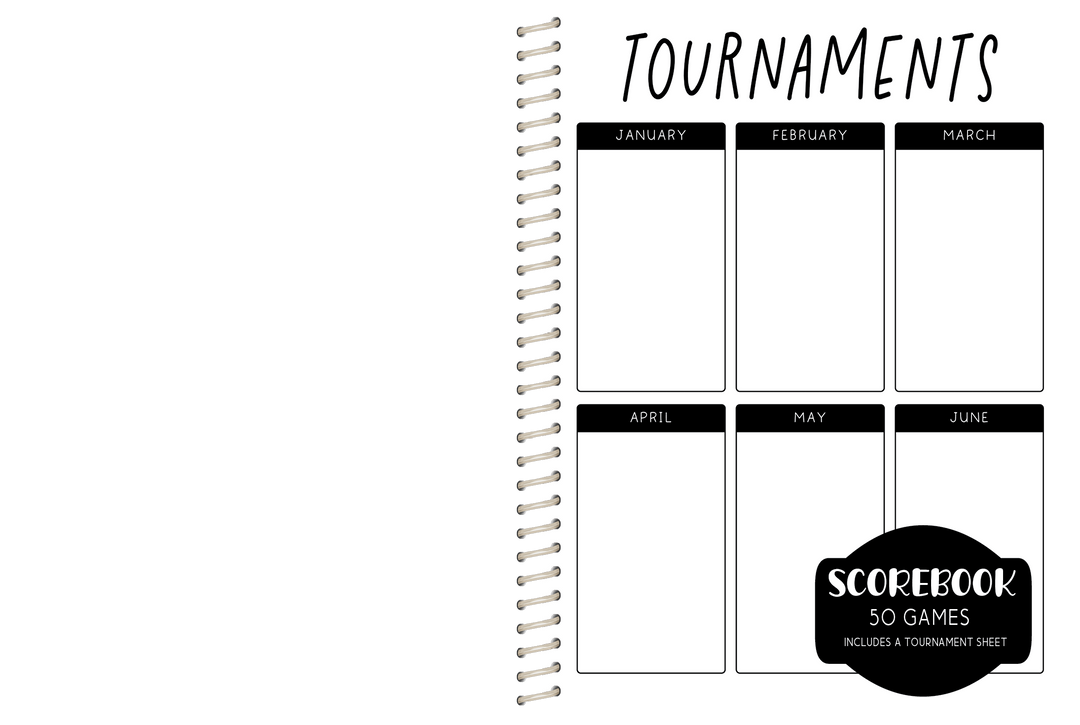 Baseball Scorebook  -  CUSTOM DESIGN