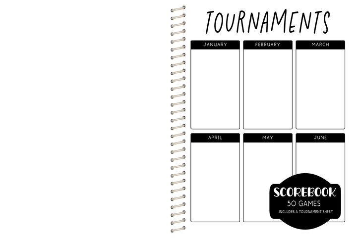 Baseball Scorebook  -  CUSTOM DESIGN