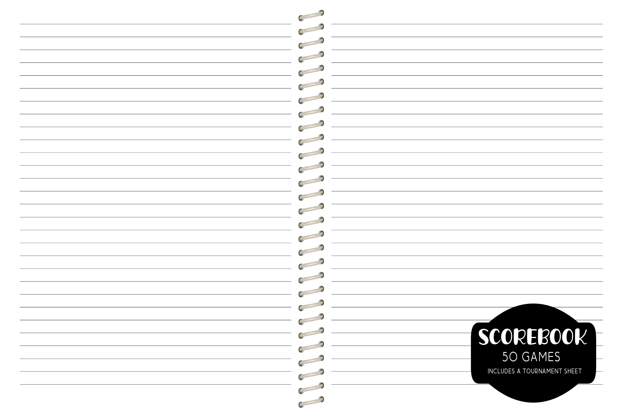 Softball Scorebook  - YELLOW GRUNGE