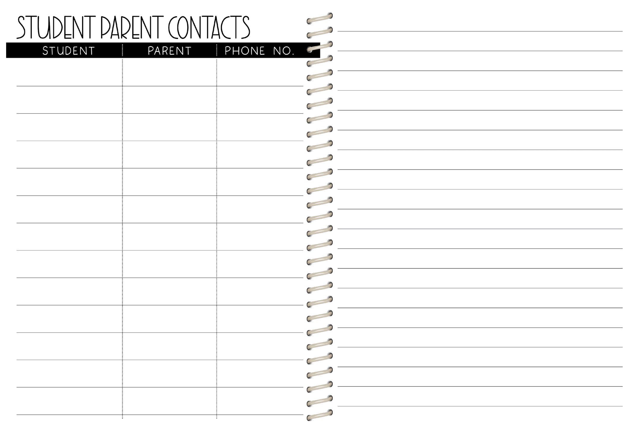 5 Custom Subject Teacher Planner -  CHOOSE A KBD BACKGROUND