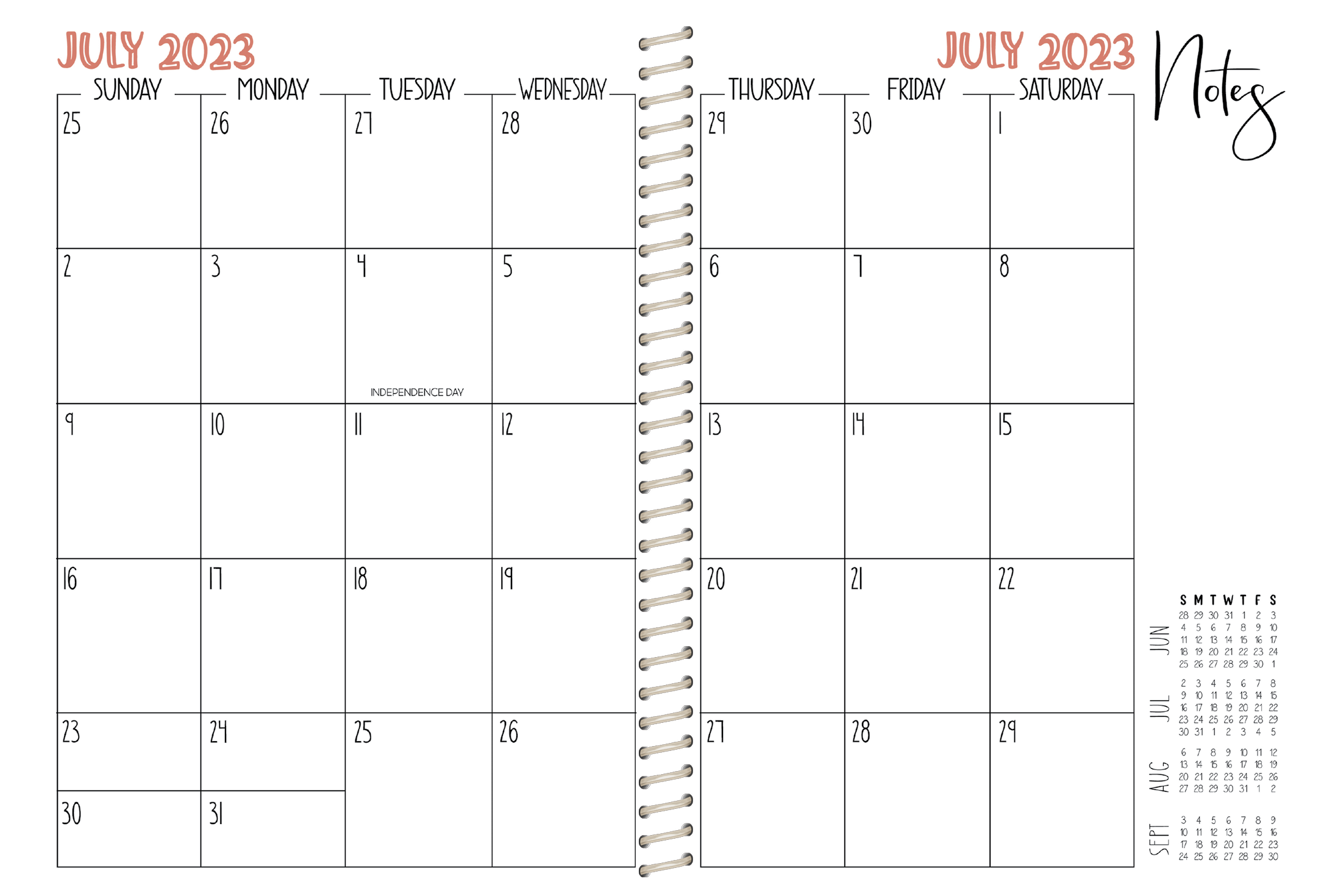 5 Custom Subject Teacher Planner -  PINK AQUA COWHIDE