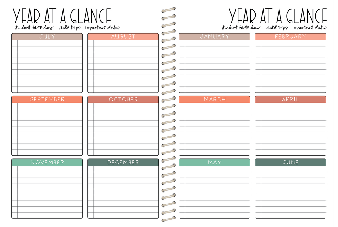 5 Custom Subject Teacher Planner -  PINK TEACHER COWHIDE