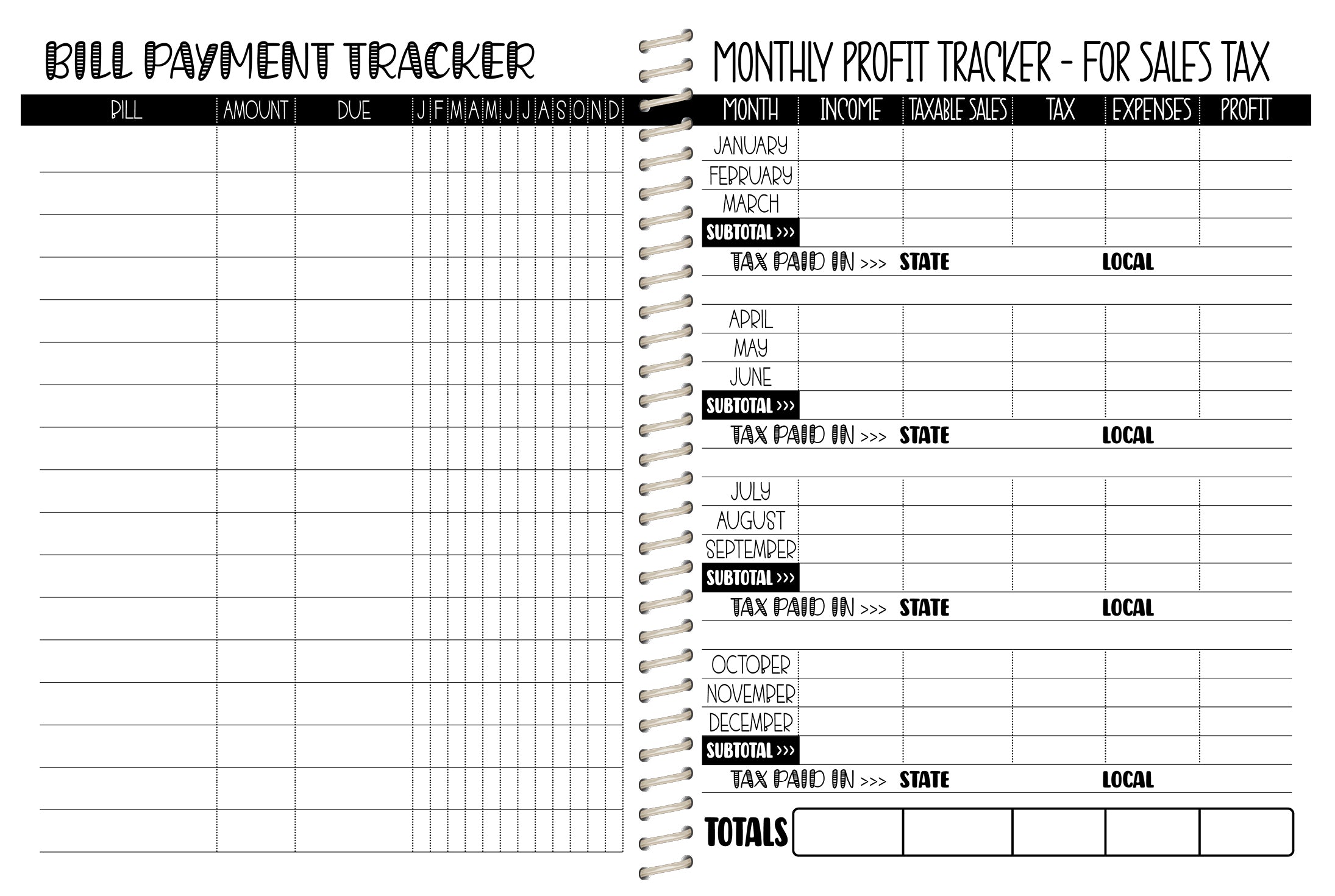 The Tutor Planner - CLAIRE FLORAL