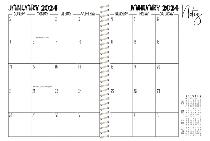 The Tutor Planner - CLAIRE FLORAL