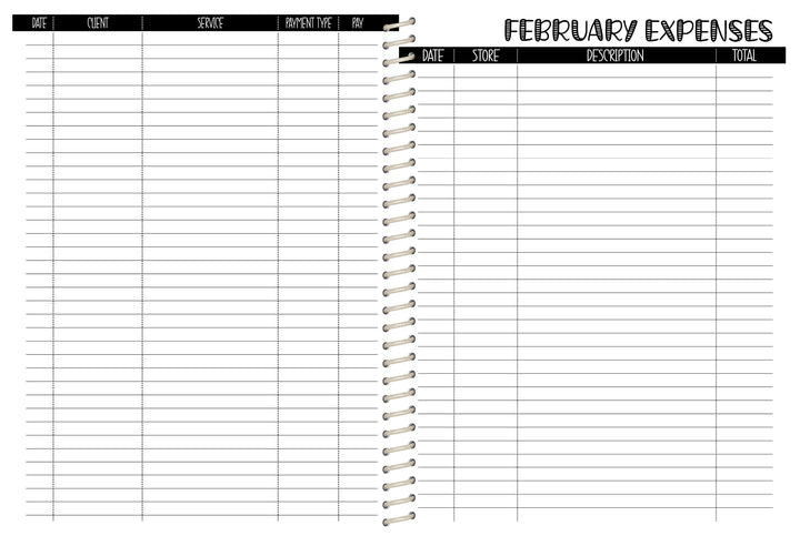 The Tutor Planner - BOHO FLORAL
