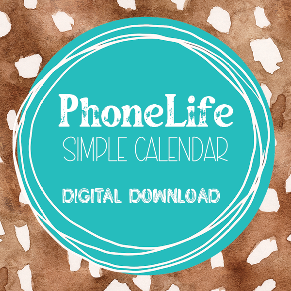 PhoneLife Simple Calendar | Storefront