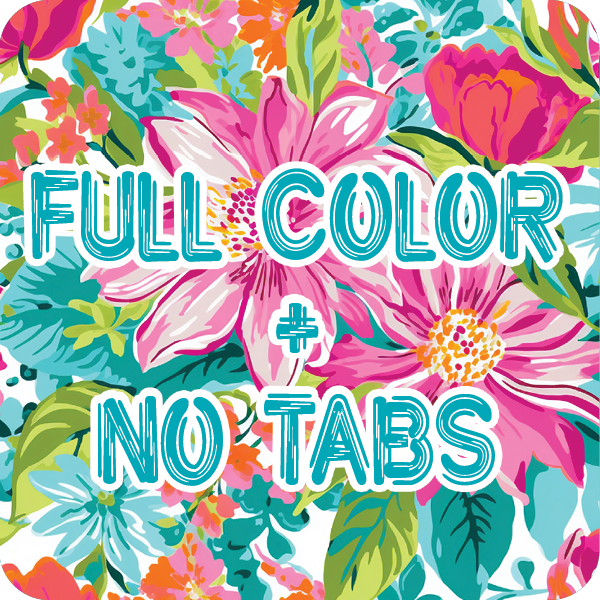 Full Color Planner - NO TABS