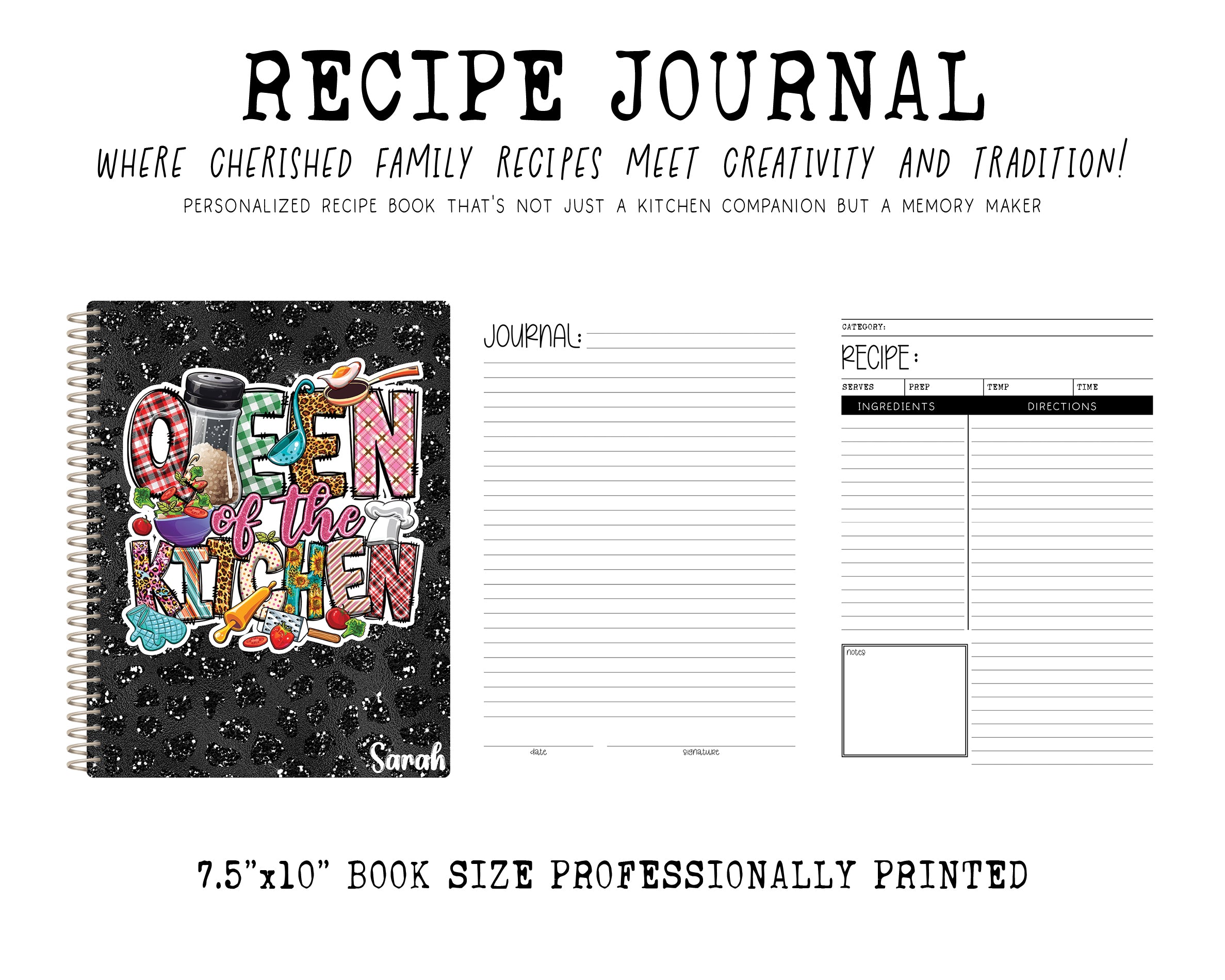 Recipe Journal | QUEEN OF THE KITCHEN