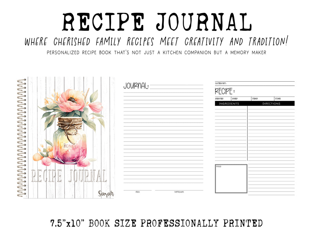Recipe Journal | FLORAL HONEY