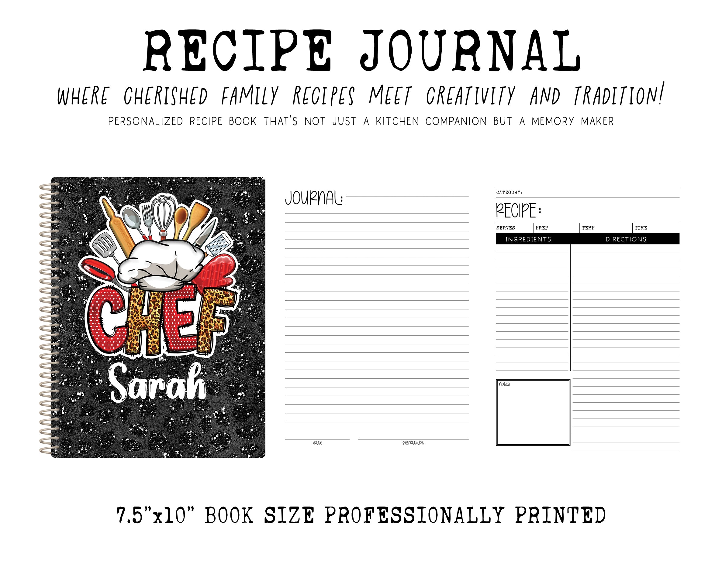 PRINT RECIPE JOURNAL
