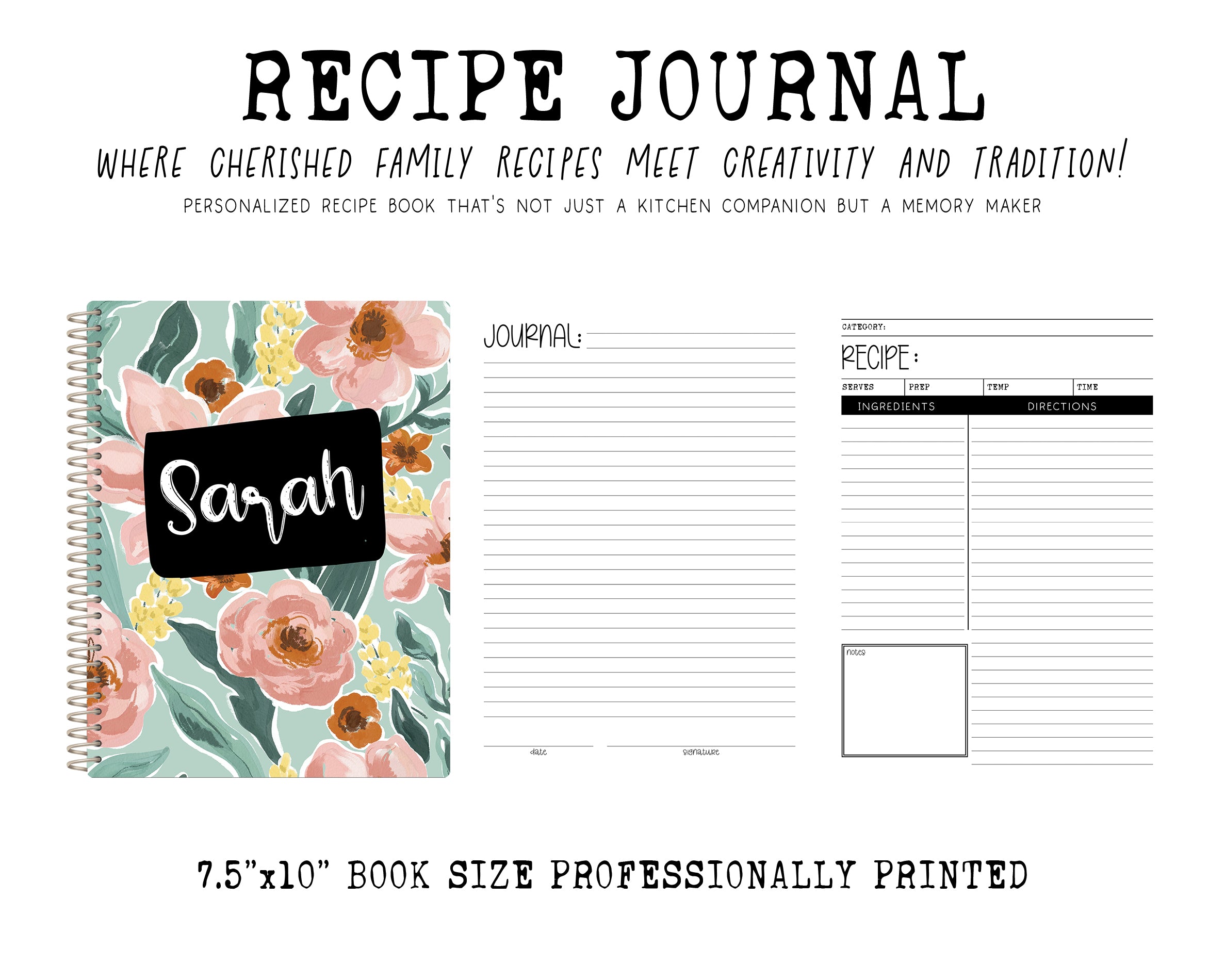 Recipe Journal | JD FLORAL