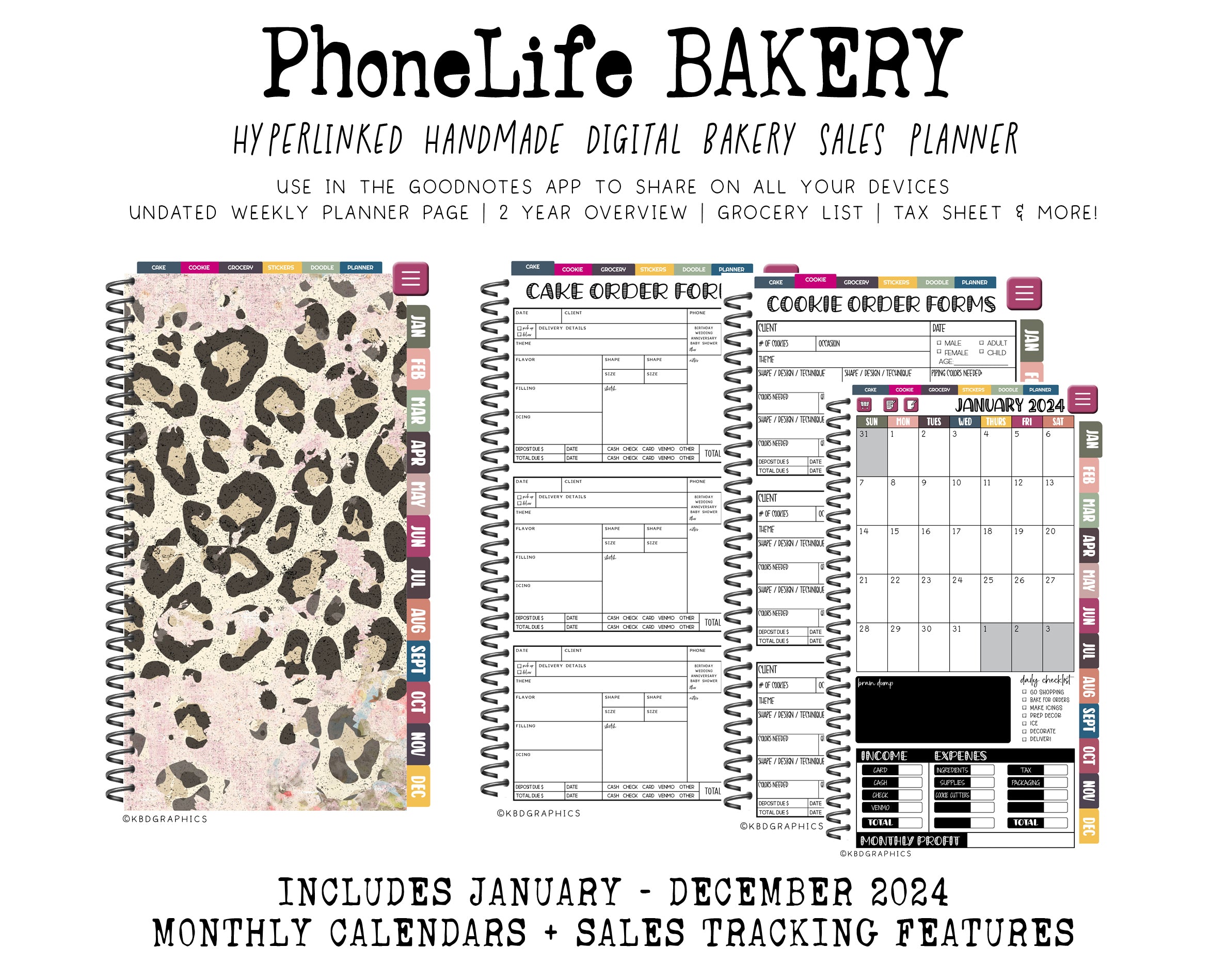 2024 PhoneLife Bakery - DSG LIGHT PINK CHEETAH