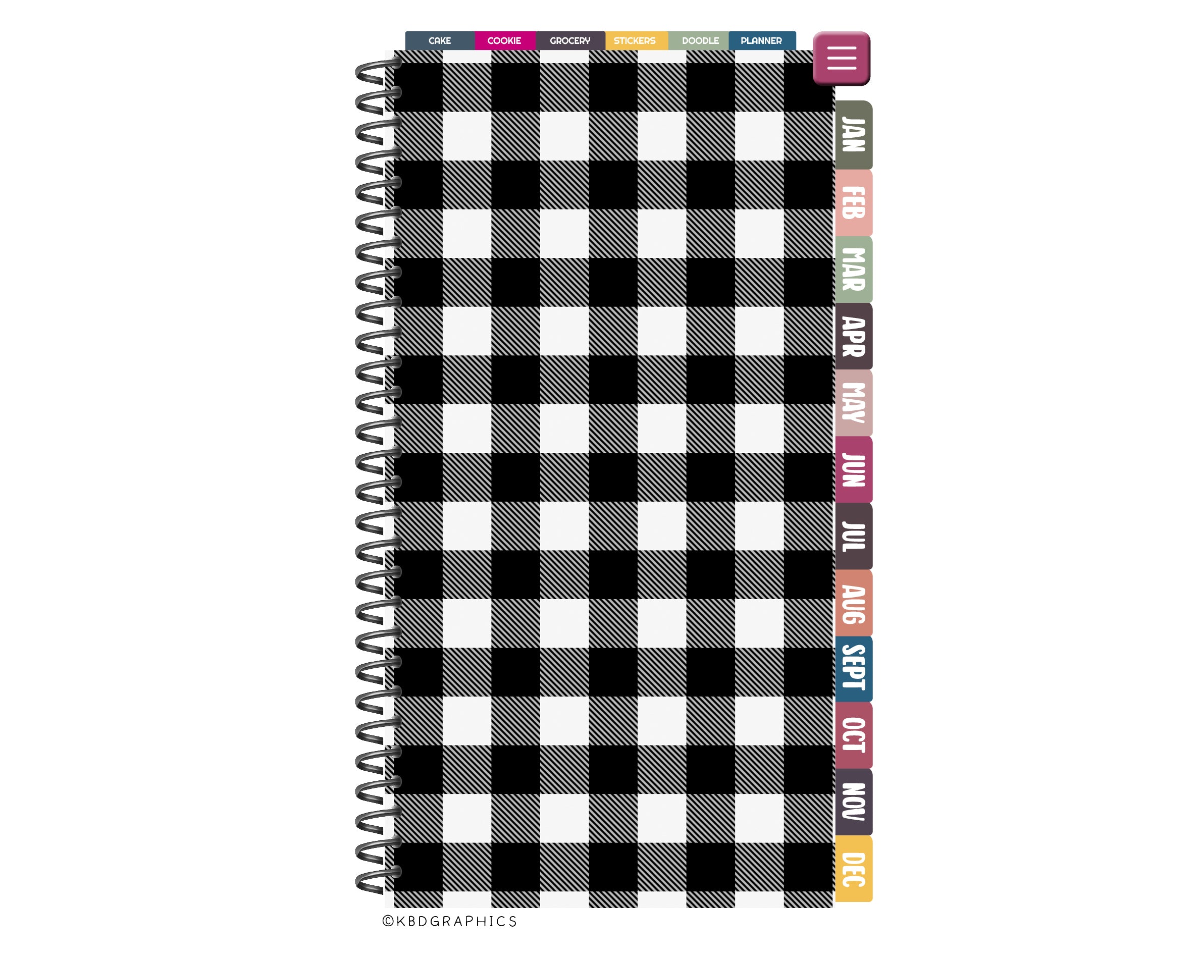 2024 PhoneLife Bakery - BW BUFFALO PLAID