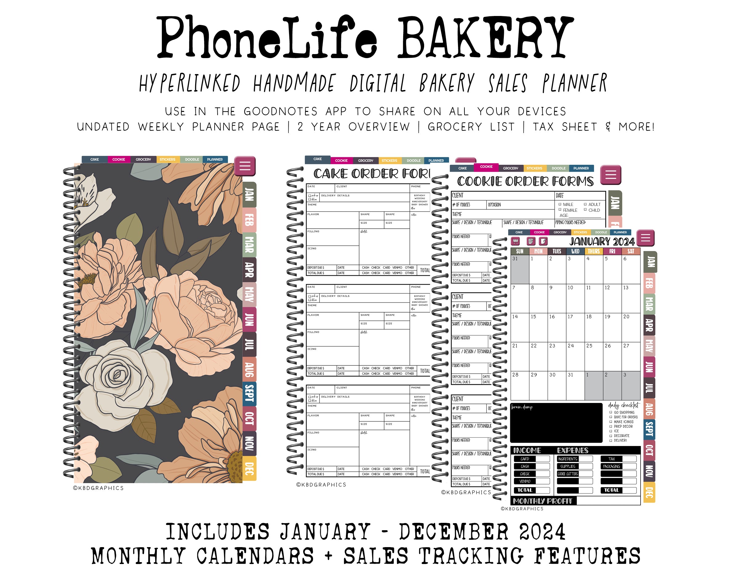 2024 PhoneLife Bakery - CLAIRE FLORAL