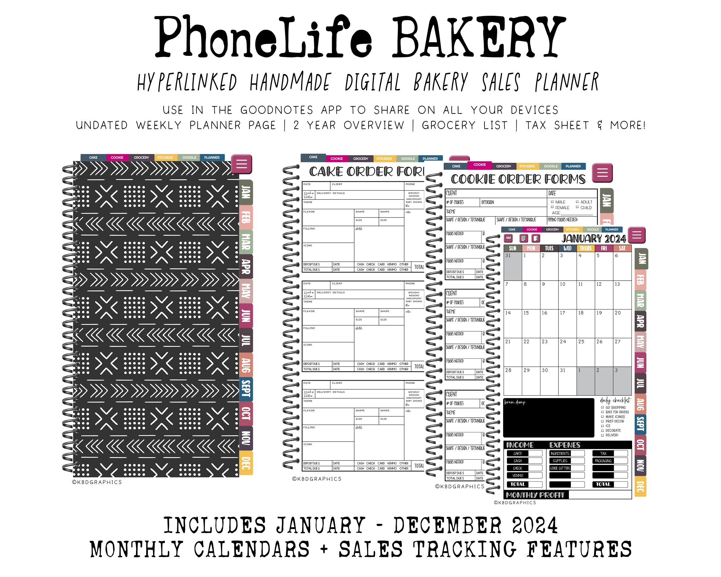 2024 PhoneLife Bakery - MUDCLOTH 1