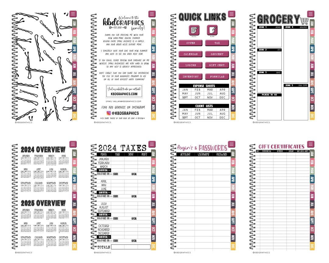 2024 PhoneLife Daily Keepall Digital Planner | BOBBY PIN