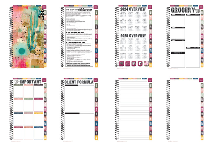2024 PhoneLife Simple Keepall Digital Planner | CACTUS 3