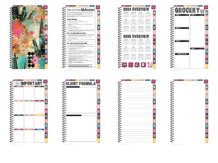 2024 PhoneLife Simple Keepall Digital Planner | CACTUS 5