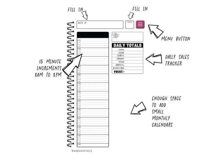 2024 PhoneLife Simple Keepall Digital Planner | CACTUS 1