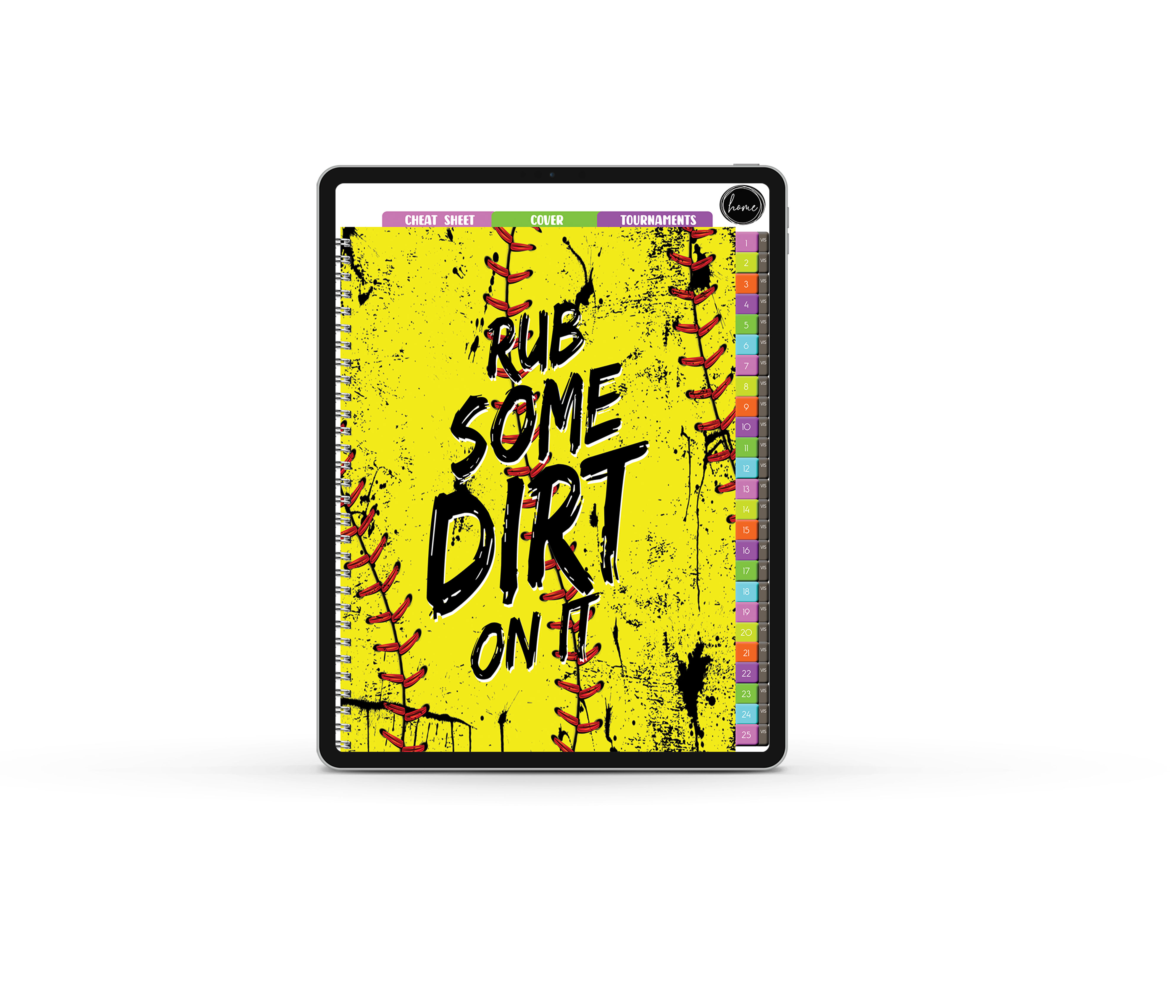 Digital Softball Scorebook  - RUB DIRT BRIGHT