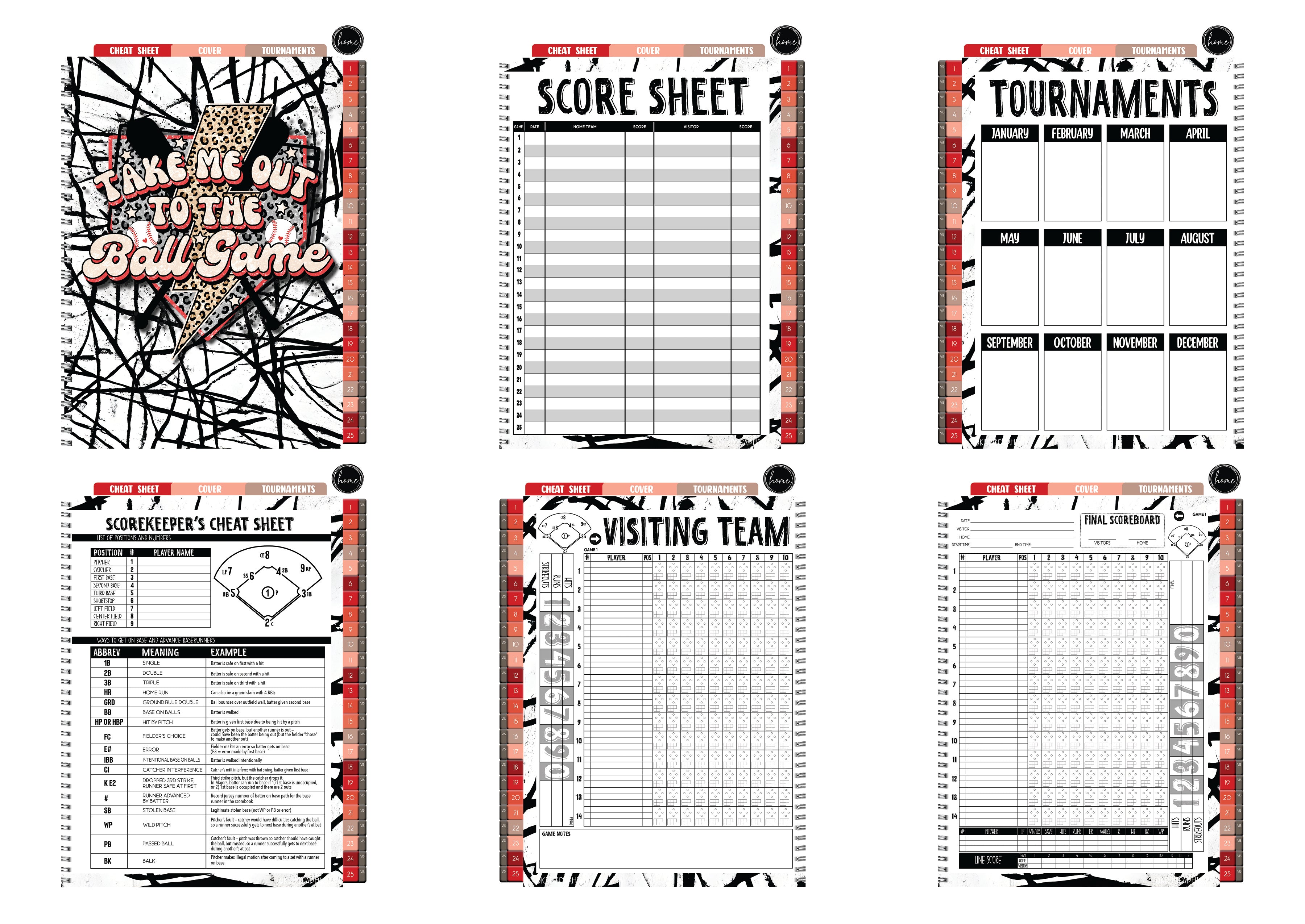 Digital Baseball Scorebook  - TAKE ME OUT