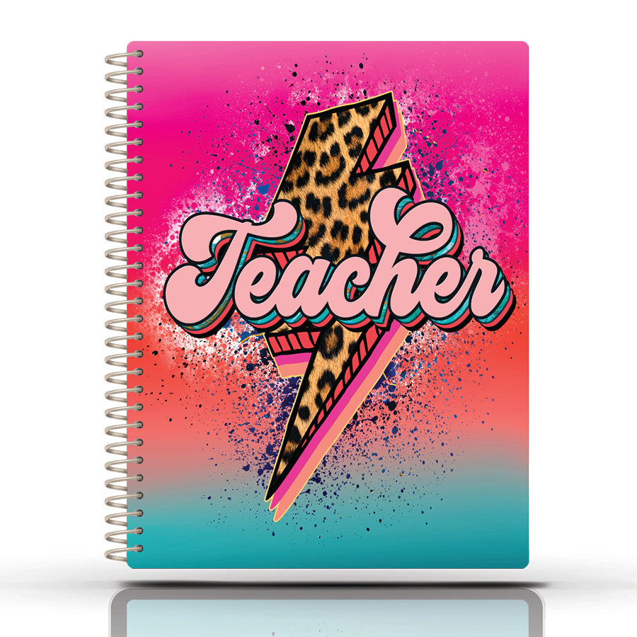 5 Custom Subject Teacher Planner -  TEACHER THUNDERBOLT